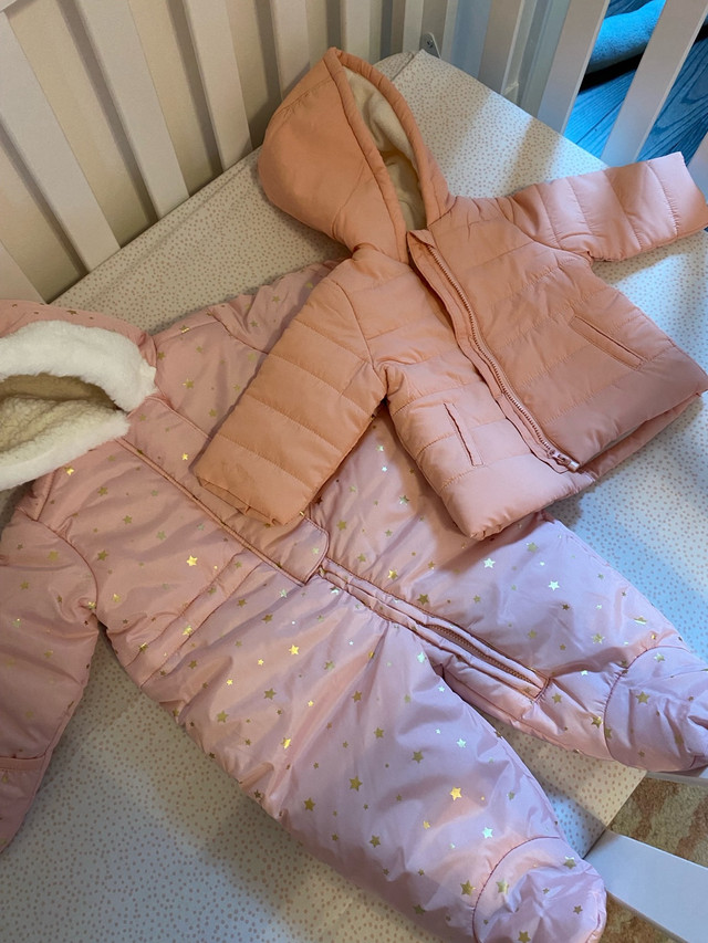 Baby girl snowsuit and coat 3-6 months  in Clothing - 3-6 Months in City of Toronto