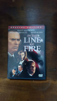 In the Line of Fire DVD avec Clint Eastwood