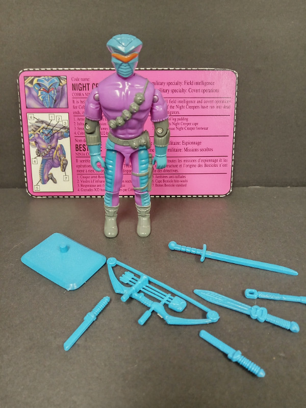 GI Joe Vintage Night Creeper V2  Mint and Complete w File Card in Toys & Games in City of Toronto