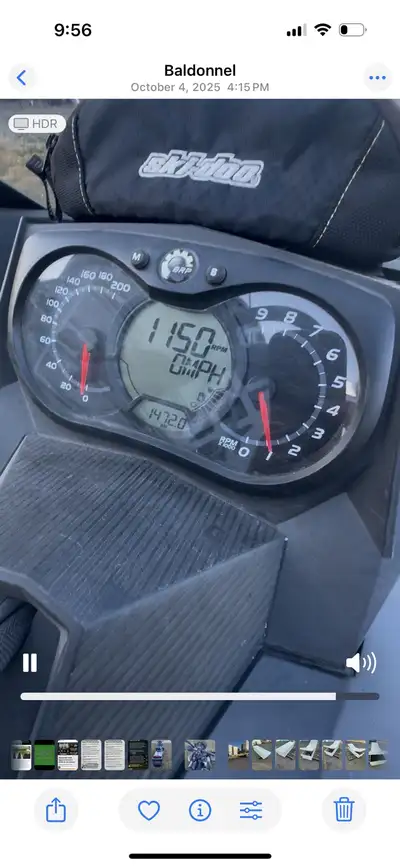 2012 Ski Doo 600 Summit - Electric and Pull Start - 154” Track - Excellent Shape - Original Owner -...