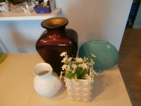 4  Decorative  Ceramic Vases