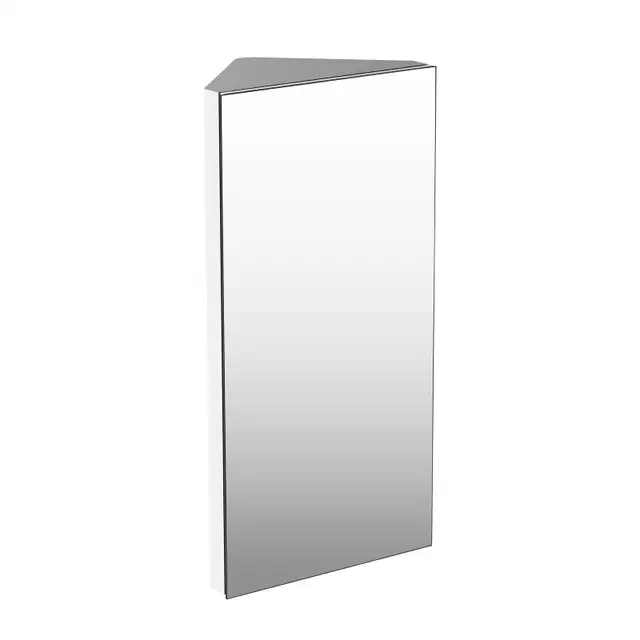 HOMCOM Wall Mounted Bathroom Corner Mirror Storage Cabinet  in Hutches & Display Cabinets in Markham / York Region - Image 2