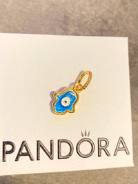 Pandora Blue Hamsa Hand Charm Brand New