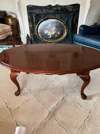 Mahogany coffee table