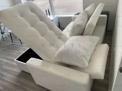 Free delivery | Pull-out Sectional Sofa Bed w/ Reversible Storag, View more