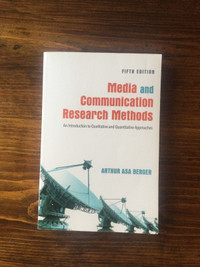 Media &amp; Communication Research Methods 