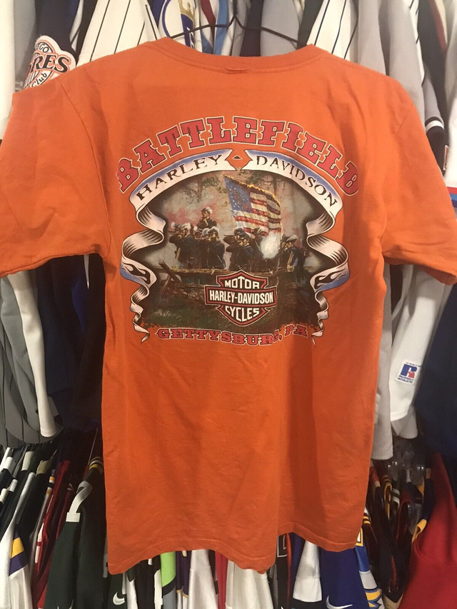 Vintage Harley Davidson Gettysburg, PA Double Sided T-Shirt in Arts & Collectibles in City of Toronto - Image 2