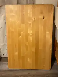 Hardwood Wall mounted drop leaf table (Ikea)