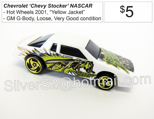~ HOT WHEELS 2001 Chevrolet CHEVY STOCKER 'Yellow Jacket' LOOSE in Arts & Collectibles in City of Toronto