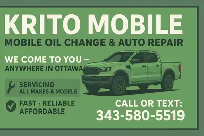 Hey my name is Kris I've been a mechanic for over ten years. I'm starting out on my own doing mobile...