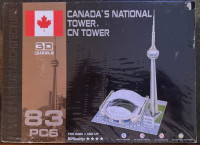 CN tower and SkyDome 3D Puzzle Sealed