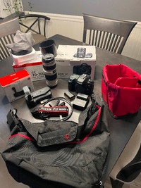 Canon 7DII with lens and extras