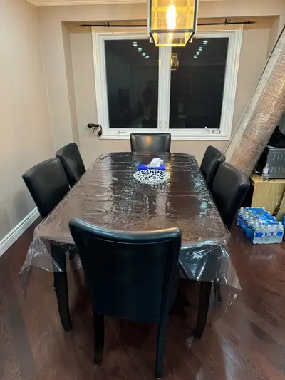 7 piece Dining Table Set New condition with Chairs, View more