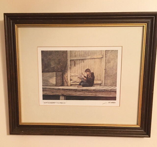 “Saturday Comics” vintage art by Leonard Gibbs. Signed in Arts & Collectibles in Grande Prairie - Image 2
