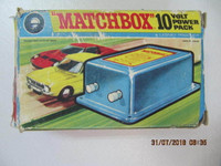 Classic Matchbox Model PP-1 Lesney 10volt DC Power Pack 1960-70s