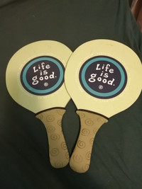 Life is good ping pong paddles
