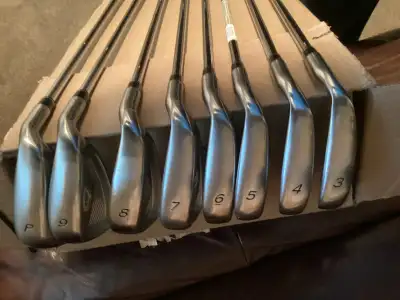 Taylormade RAC OS irons set...Used but in like new condition 3 Iron through Pitching Wedge (8 clubs)...