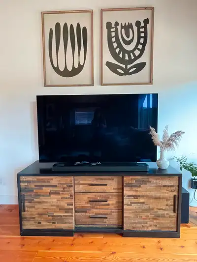 C&B Seguro Ebony 68” Media Console, View more