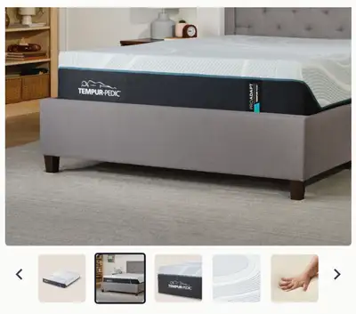 Brand new Tempur Pedic Pro Adapt mattress size queen in original packaging. This is a floor model us...