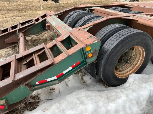 10ft x 24ft 16 Wheel Lowbed with converter dolly  in Heavy Equipment in Saskatoon - Image 6