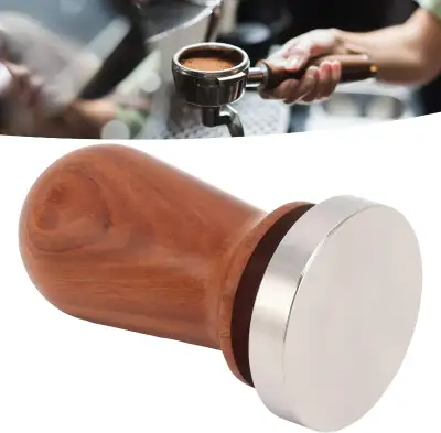 Calibrated wood and stainless steel tamper 53mm for Breville Espresso Machine