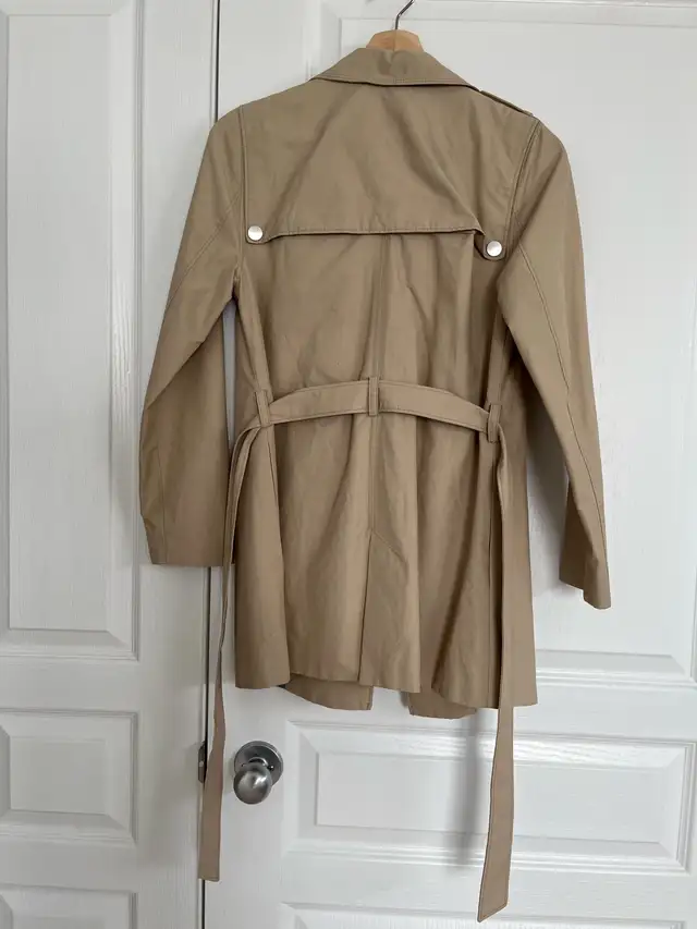 ZARA GIRLS BELTED TRENCH COAT   in Kids & Youth in Ottawa - Image 3