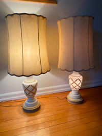 2 Lampes Vintage Lamps