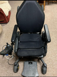 Power chair with battery