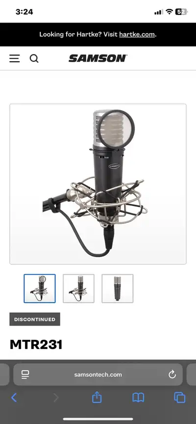 Condensor Microphone - Samson, View more