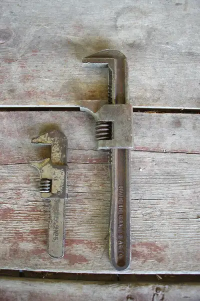 Pair of Vintage Adjustable Pipe Wrenches, View more