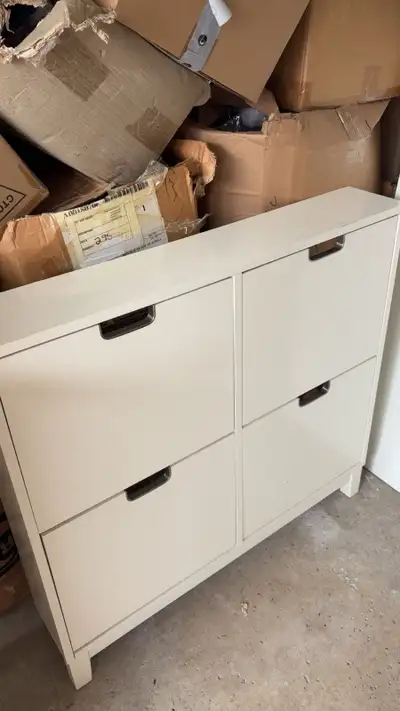 white ikea shoe cabinet for sale!, View more