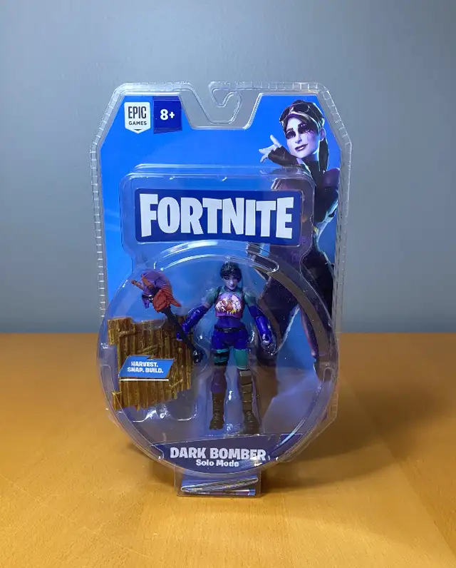 Fortnite Solo Mode Figure Dark Bomber - NEW in Toys & Games in Calgary - Image 2