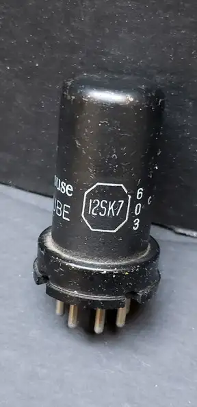 Westinghouse 12SK7 Vintage Vacuum Tube/Radio Tube – Electronics, View more
