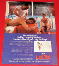 1979 LOEWS LA CITE HOTEL IN QUEBEC CITY AD - ANNONCE VINTAGE