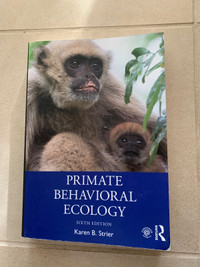 Primate Behavioral Ecology 6th Edition 