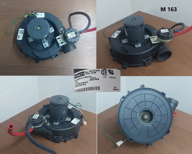 FASCO Draft Inducer Motor – Model 702111634 (Type U21B) - M 163 in Heating, Cooling & Air in City of Toronto - Image 7