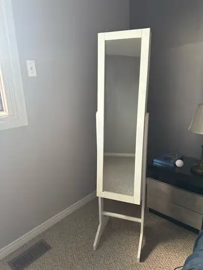 Mirror stand - Full-Length Mirror with jewelry organizer, View more