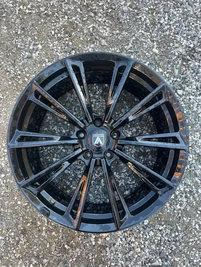 20” Rims with the valve sensor and winter tires off of a 2022 Acura mdx. The rims we used as summer...