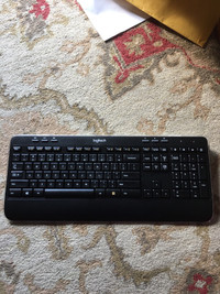 Logitech cordless keyboard with USB reciever 