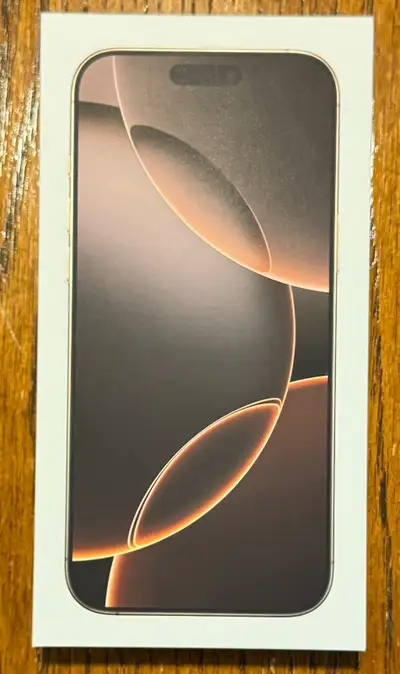 Like NEW 512GB iPhone 16 Pro Max DESERT Titanium AppleCare, View more