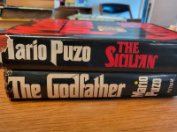 Mario Puzo pair of books both first ed. Godfather and Sicilian