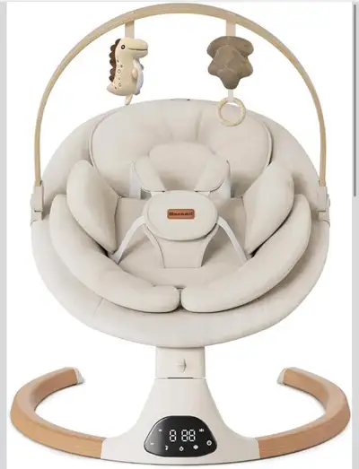 Baby Swings for Infants, Bluetooth Infant Swing with Music Speak, View more