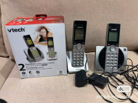 VTech 2-Handset DECT 6.0 Cordless Phone With Caller ID