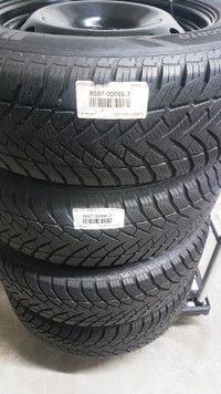 Set of  NEW Goodyear winter tires(245x60R18)on rims(5x114.3)