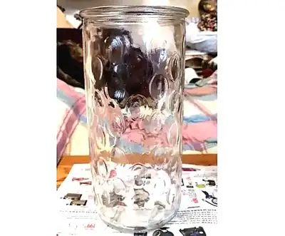 GLASS VASE 10" TALL, View more