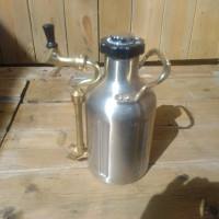 Growler for spirits or beer
