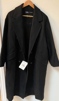 ZARA Collection Wool Blend Coat