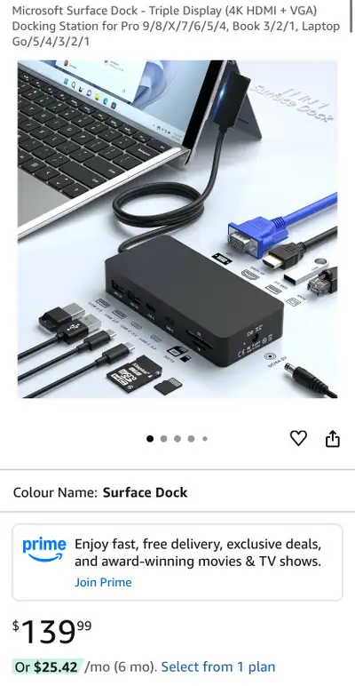 A new display docking station. The docking station supports 4K HDMI and VGA outputs, making it perfe...