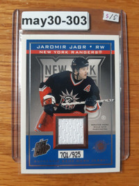 2003 Pacific Quest for the Cup Game-Worn Jerseys Jaromir Jagr