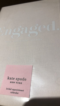 New Kate Spade Bridal Appointment Calendar 